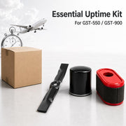 GreenShine GST-900 Zestaw Essential Uptime zawierający ostrza, filtr oleju, filtr powietrza oraz priorytetową wysyłkę części