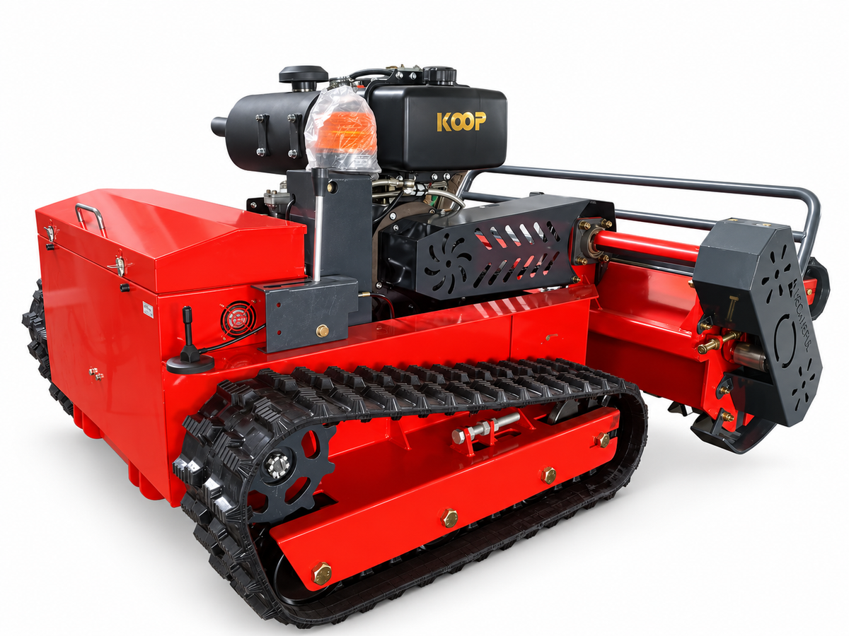 GS TAITAN-1000 Diesel Remote-Controlled Tracked Flail Mower – 1000 mm