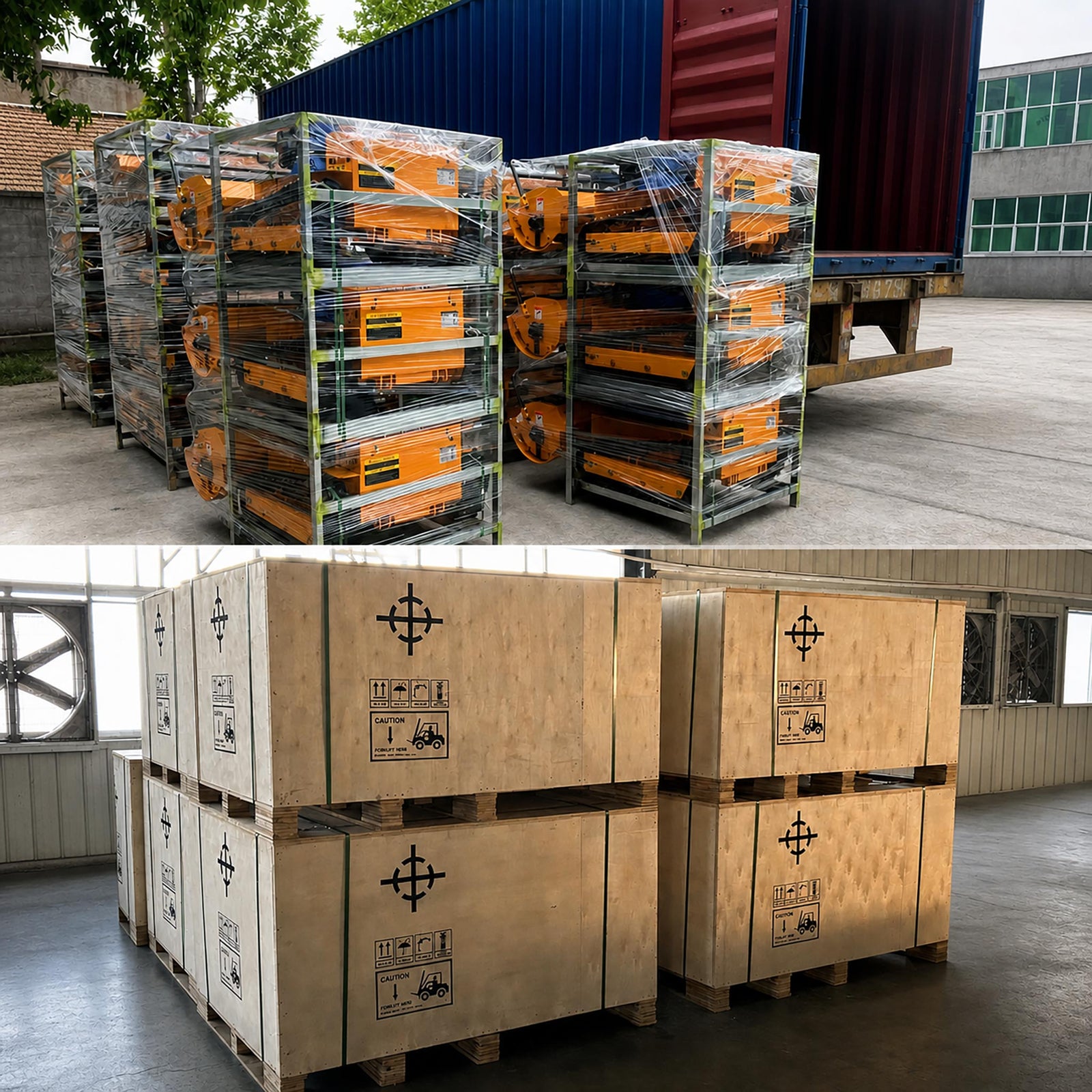 Dimensioni dell’imballaggio e preparazione alla spedizione dei modelli GreenShine e GST-1200