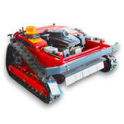 GreenShine GST-550 compact hybrid remote-controlled tracked mower on white background