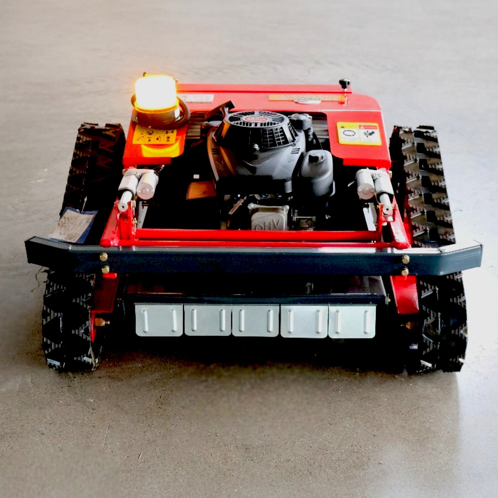 GreenShine GST-550 hybrid tracked mower front view