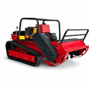 GreenShine GST-800 diesel hybrid tracked flail mower on white background