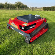 GreenShine GST-900 tracked mower working in professional grass maintenance